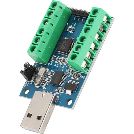 Module ADC STM32 avec interface USB, 10 canaux, échantillonnage AD 12 bits et communication UART (1/5)