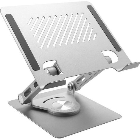 Support rotatif à 360° pour ordinateur portable, support de levage ergonomique, support de refroidissement pour tablette, support de bureau rotatif pour tablette (1/4)