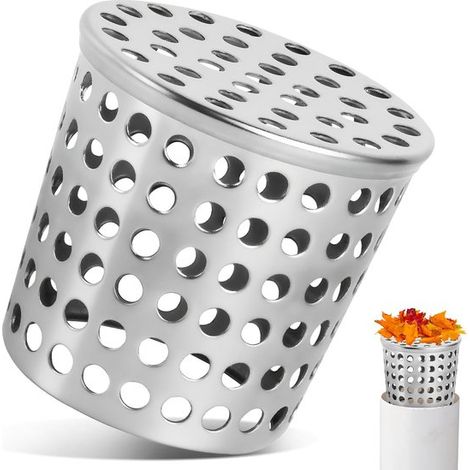 Filtro anti-intasamento in acciaio inox, filtro per foglie per tubi di scarico, protezione contro le ostruzioni, per grondaie, pluviali e fognature, misura 126 (1/5)