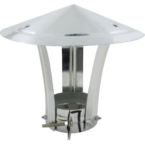 Rain cap fireplace terminal vertical stove pellets wood pellet hood duct smoke cover cap for oven (1/5)