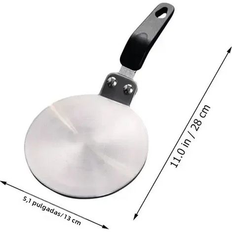 Adaptateur à induction pour plaques de cuisson à induction VIE LENTE Ustensiles de cuisine réutilisables en métal pour bouilloire électrique et plaque de cuisson à gaz (1/5)