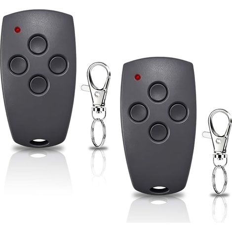 Télécommande Porte de Garage Digital 868,3MHz 302, 304, 382, 384, 313, Télécommande Portail a 4 Canaux (2 Pack) (1/5)