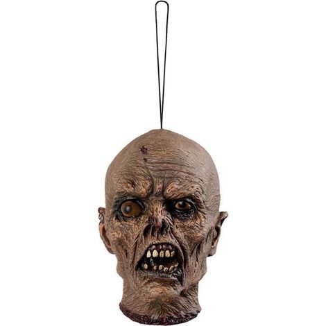 Objet décoratif - BOLAND - Tête Vaudou - 25x17 cm - Marron - Pour Halloween