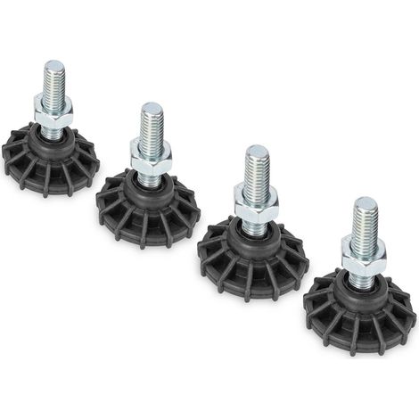 Möbelfüße Digitus DN-19 Edelstahl 250 kg Tragfähigkeit (1/5)