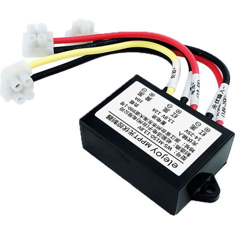 Contrôleur solaire MPPT 150 W 10/12 V anti-retour, alimentation 24 h/24, pour panneau de vélo électrique léger (1/5)