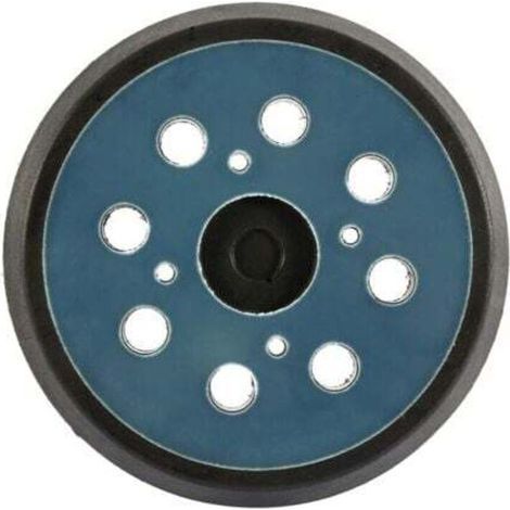 Tampon abrasif orbital 125 mm, 8 trous, fixation velcro – pour ponceuse aléatoire haute vitesse – lot de 1 (1/5)