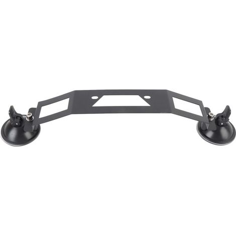 Multifunctional black iron car mounting kit, suction cup sunroof bracket for camper vans, yachts, sedans, SUVs. (1/5)