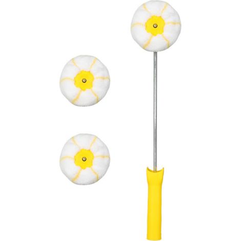 Pinceau rouleau en forme de citrouille pour coins - Pinceau à peinture - Applicateur de peinture murale (1/3)