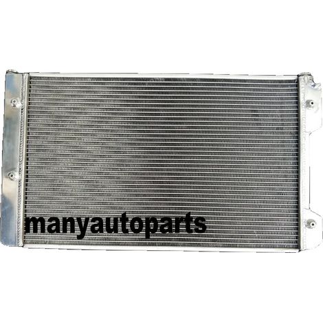 Radiador de aluminio, capacidad de 3,6 L / 4,2 L, compatible con Audi V8 D11 Quattro, conjunto completo, 6,54 kg (1/5)