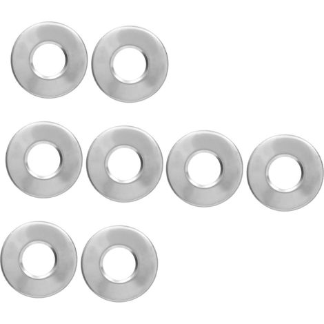 Lot De 4 Paires De Plaques Déchelle De Piscine en Acier Inoxydable Couvercle De Marchepied Plaque De Piscine Couvercle De Main Courante Pièces Déchelle De (1/5)