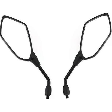 paire de rétroviseurs pour moto, scooter, vélo électrique, rétroviseurs arrière convexes imitation fibre de carbone 8 mm 10 mm JXLGV (1/5)