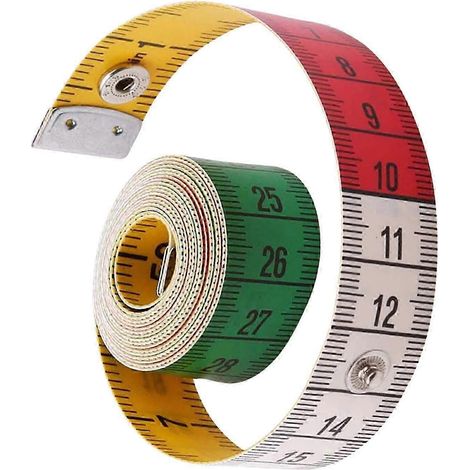 Mètre ruban souple de 152 cm (60 pouces) pour travaux manuels, couture et tricot à domicile. (1/5)