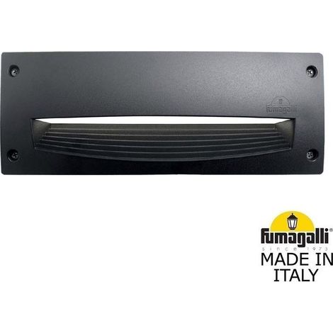 Balise encastrable Fumagalli LETI 300 HS E27 6W - Noir (1/5)