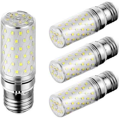 royaluxe - Lot de 4 Ampoule LED E27 Blanc Froid 16W Équivalent Éclairage 100W Ampoules LED Intérieur 6000k 1450lm Sans Scintillement Gros Culot à Vis E27 Maïs (1/5)