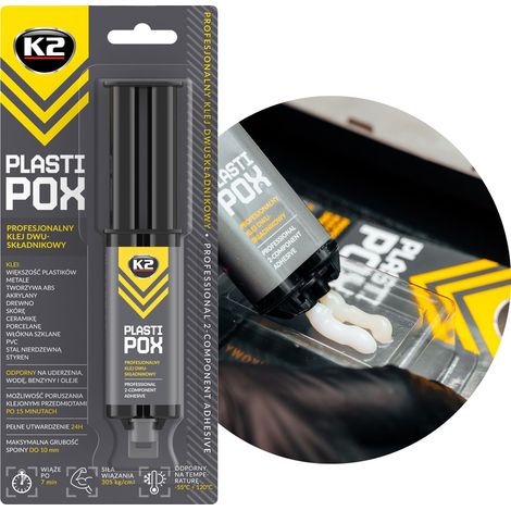 Adesivo plastico bicomponente K2 Plastipox 25G (1/5)