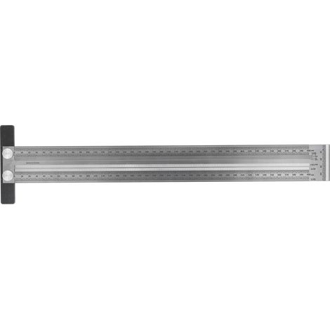 Règle de marquage T pour menuisier, mesure de positionnement et traçage, règle de menuiserie 400mm (1/5)