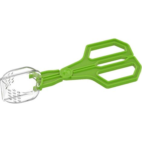 Clear Creature Pince de capture pour reptiles Hygiénique Facile à nettoyer avec poignée ergonomique Utilisation polyvalente Outil ergonomique Nettoyeur de cloisons pour reptiles (1/5)