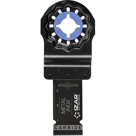 Lame en carbure pour outil multifonction, Spéciale Métal, Inox et Clous 37 x 20 mm - IZAR 69105 (1/2)