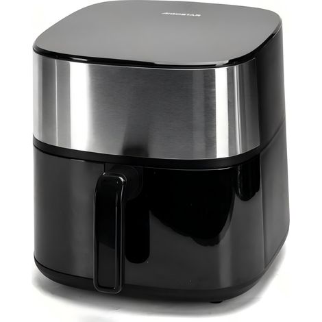 Friteuse électrique multifonctionnelle Aigostar 2000W 8L sans huile, panneau en acier inoxydable, commandes tactiles intelligentes, grande capacité. (1/3)