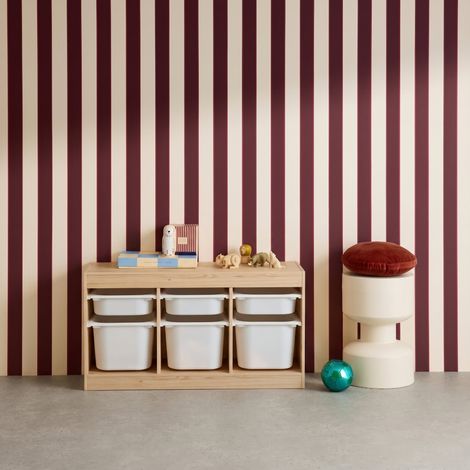 sweeek - Meuble de rangement pour enfant décor bois 6 bacs en plastique naturel - Sora