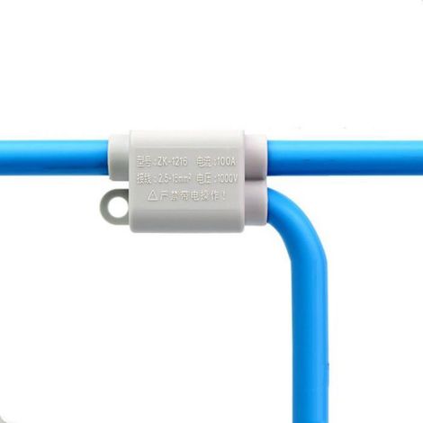 6PCS Bornier Electrique 16mm² Connecteur Séparateur de Fil 1000V 100A Haute Puissance M3 Filetage Conception Fendue Connecteurs (1/5)