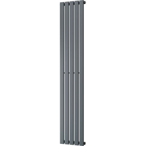 Typhoon - Anthracite Vertical Radiator H1800mm x W340mm Single Panel (1/3)