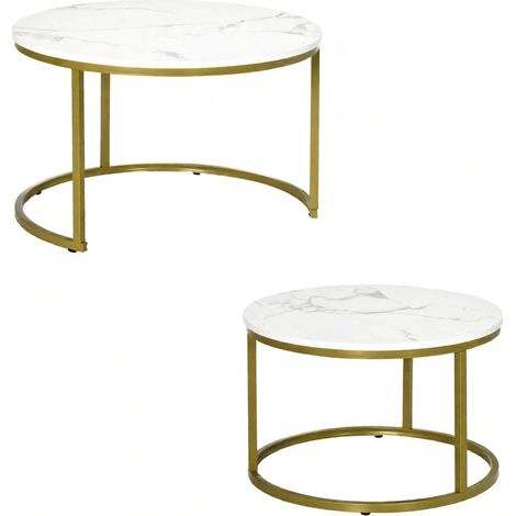 GagaTables gigognes rondes, lot de 2 (1/5)
