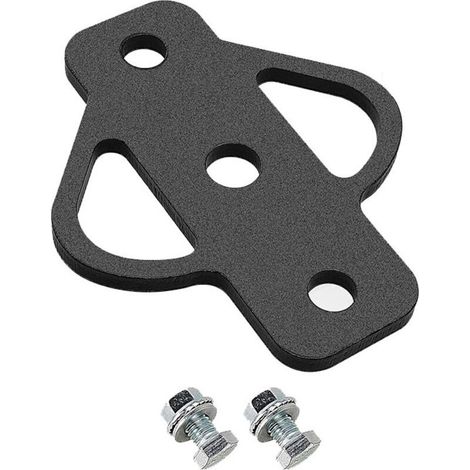 Adaptateur d'attelage de remorque à 3 voies, crochet de montage en acier avec boulons, convient pour VTT, tondeuse à gazon, chariot de golf, chariot de jardin, tracteur, boule de remorquage plate (1/5)