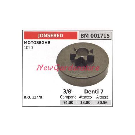 Pignone JONSERED motore motosega 1020 3/8' denti 7 001715