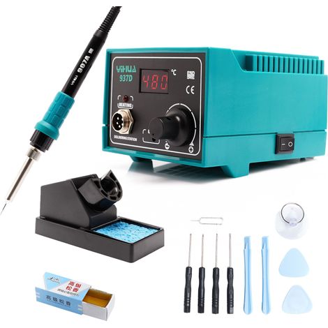 Estación de soldadura Yihua 937D + Kit de herramientas GSM 10 en 1 + Pasta/resina antioxidante