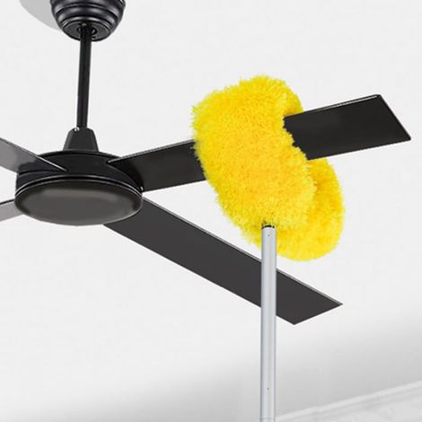 Nettoyant pour ventilateur de plafond lavable, nettoyant pour pales de ventilateur de plafond en microfibre réutilisable, plumea (1/5)