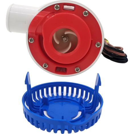 Pompe de cale haute performance 1500 GPH pour yachts et bateaux, pompe submersible 12/24 V, pompe à eau CC, pompe à eaux usées, pièces pour caravanes, pompe de cale 12 V, pompe de cale marine haute pe