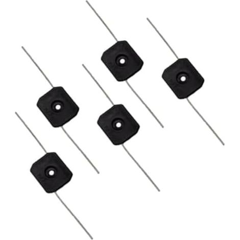 Lot de 5 lames de rechange noires pour débroussailleuse sans fil, têtes de débroussailleuse, pièces de décapage (1/4)