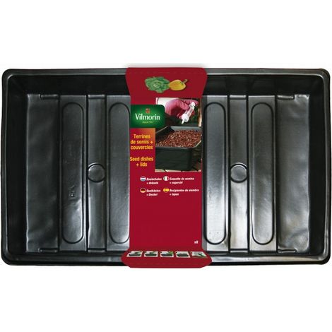 Vilmorin - Lot De 2 Terrines De Semis Avec Couvercle