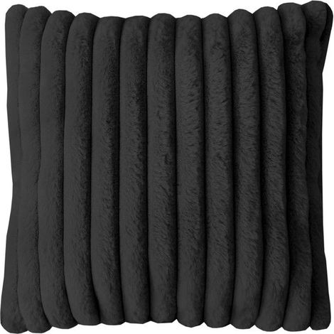 Filiyano-Coussin en flanelle 45x45 cm HIMALAYA anthracite, par Soleil d'ocre Anthracite (1/2)