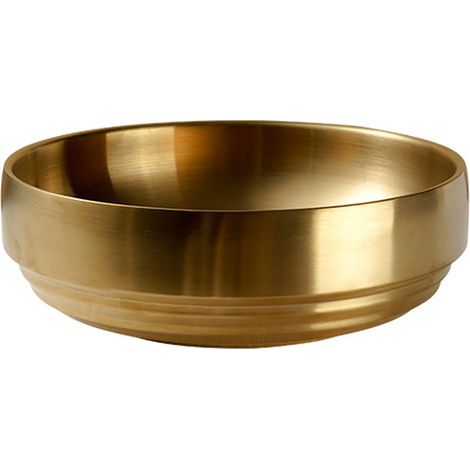 Bowl - Double Paroi - Acier Inoxydable - Pour Salades Soupes Fruits - 24 cm - Lot de 1 (1/5)