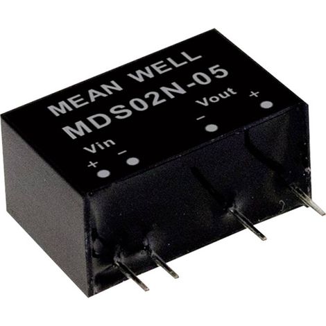 Module convertisseur CC/CC Mean Well MDS02L-05 Nbr. de sorties: 1 x 400 mA 2 W 1 pc(s) Q121452 (1/2)