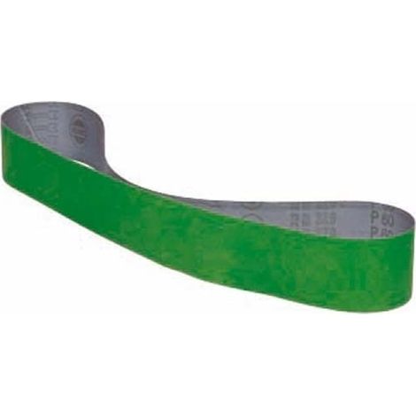 Bandas de acero para lijadora KRBS 101 Pack de 10 piezas METALLKRAFT                 Banda para acero inox. K80