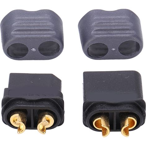 Connecteur XT60H Mâle et Femelle pour Voiture Télécommandée, Bateau et Modélisme - Accessoires d'Upgrade (1/5)