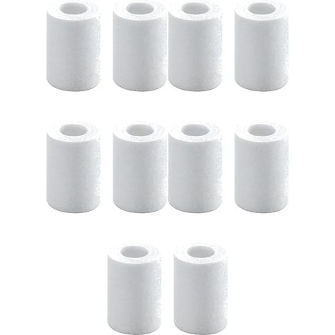 Kit de purification d'eau (10 pièces en coton PP) : filtre universel pour robinet, cuisine, salle de bain et douche, pour eau dure, filtration haute densité, coton PP (1/5)