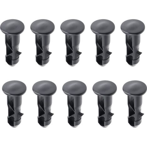 65 x 18mm Lot de 10 Goupilles de Charnière Pour Couvercle de Poubelles à Roulettes En Plastique Noir Pour Poubelles Domestiques de 240 L et Commerciales H326 (1/5)