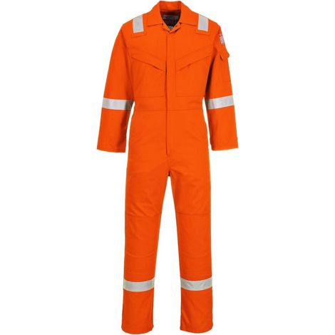 Combinaison Ignifugée antistatique Portwest Bizflame 350g Orange XL