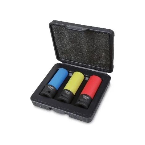 Beta 720LC/C3 Jeu de douilles colorées 1/2" pour écrous de roue 3 pcs.
