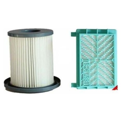 Paquete de 2 filtros (no originales) para aspiradoras Philips FC8720, FC8724, FC8732 y FC8734. (1/3)
