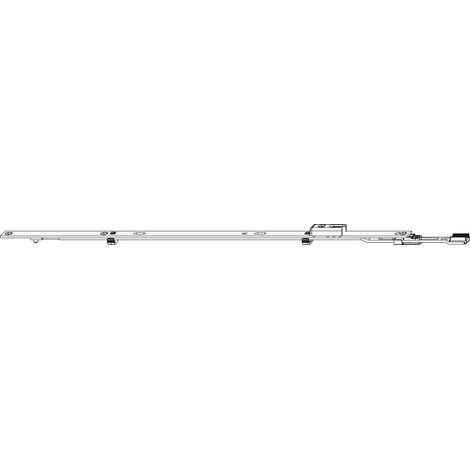 MACO MM Stulpverlängerung Stulpflügelgetriebe Beschlagsnut L=470 mm silber