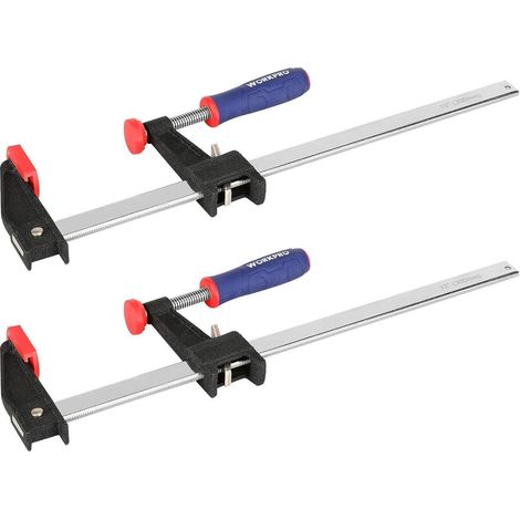 Schraubzwingen 2 Spannkraft272kg Maultiefe80mm QuickRelease 300mm (1/5)