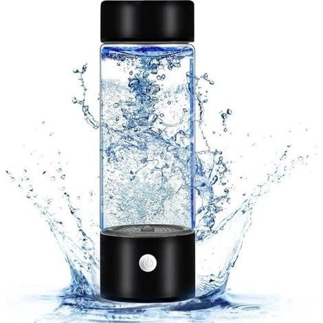 Bouteille d'eau riche en hydrogène - Générateur d'eau ionique - Technologie de membrane ionique - pour l'eau purifiée et distillée (1/4)