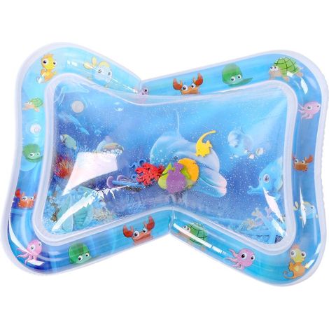 Tapis de jeu gonflable portable pour bébé, motif animaux marins, pliable et facile à transporter (1/5)