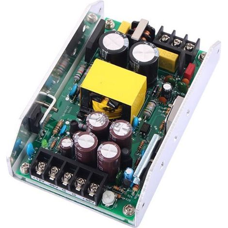 Placa de conmutación de fuente de alimentación para amplificador digital de 300 W, salida de 3 vías, conmutación de 24 V para un rendimiento de audio optimizado. (1/2)