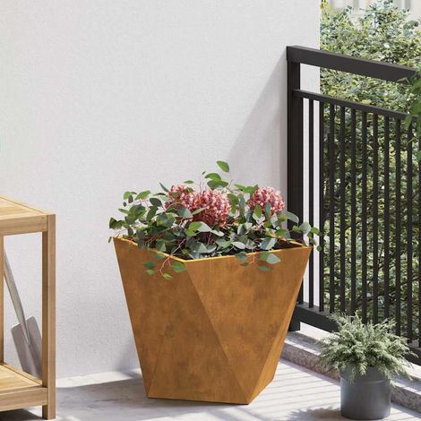 vidaXL Fioriera Ruggine 40 x 40 x 40 cm (1/5)